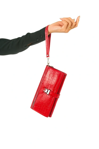 کیف پول چرم طبیعی زنانه