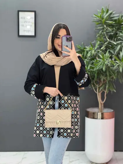 مانتو سنتی ریش دار