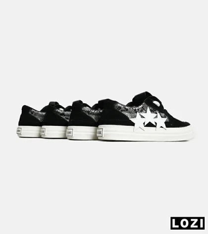 کفش اسنیکرزمشکی سفید Amiri Stars v2