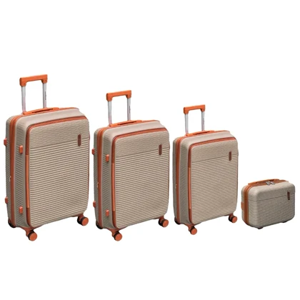 چمدان نشکن اسپید مدل SPEED-SPD213 SERIES سری 4 عددی (به همراه چمدان آرایشی هدیه) - قابلیت باز شدن در از جلو