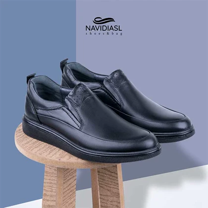 کفش مردانه چرم اداری و روزانه کد 7027003