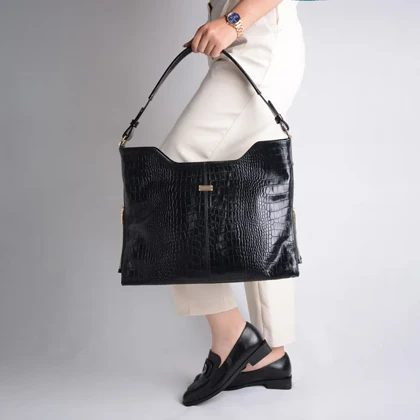 کیف دوشی چرم زنانه لونا624