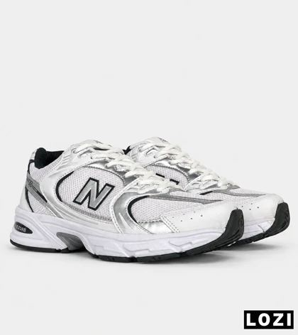 کفش کتانی مردانه و زنانه سفید NEW BALANCE 530 مدل 3143
