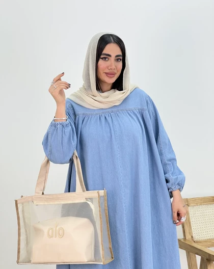 پیراهن جین پرند(1)کد:4366