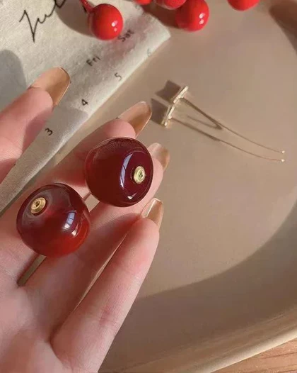 گوشواره فانتزی گیلاس