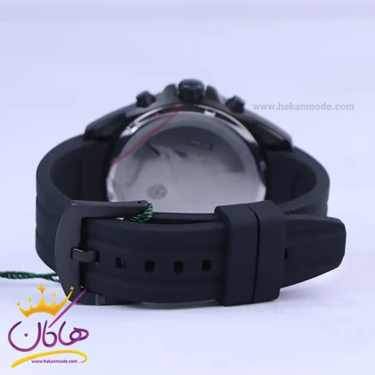 ساعت مچی عقربه ای کرست مردانه بند رابر مشکی 6275/5