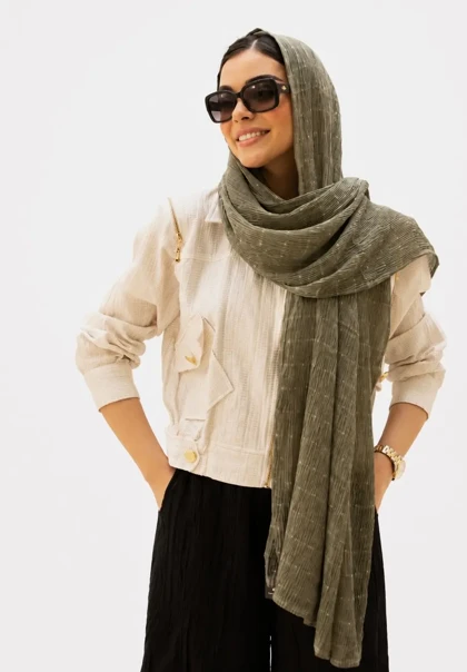 شال پلیسه مانلی