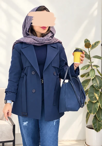 ترنچ کت آستردار ریوا