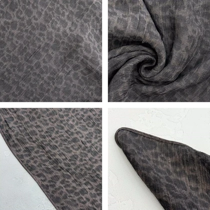 شال زنانه طرح پلنگی