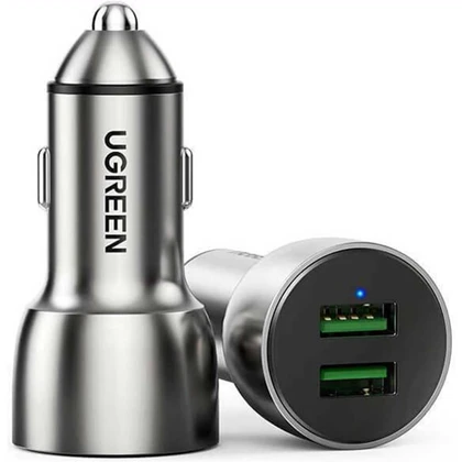 شارژر فندکی فست شارژ ماشین 36 وات یوگرین ugreen CD213 10144