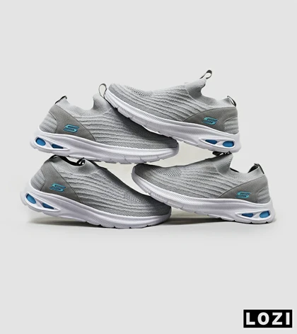 کفش کتانی طبی ورزشی طوسی SKECHERS GoWalk 5 V2