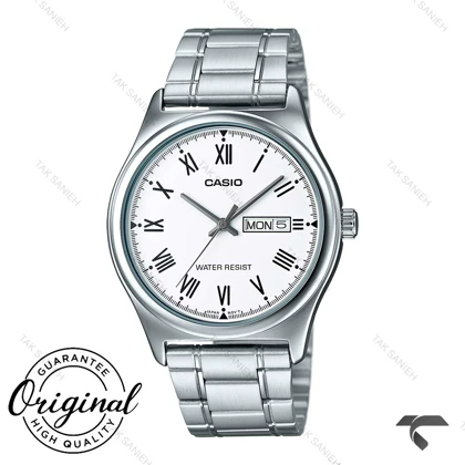 ساعت کاسیو مردانه MTP-V006D-7BU سیلور ایندکس یونانی Casio-10411-G