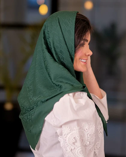روسری ابریشم ژاکارد دیور (قواره 90) 30128