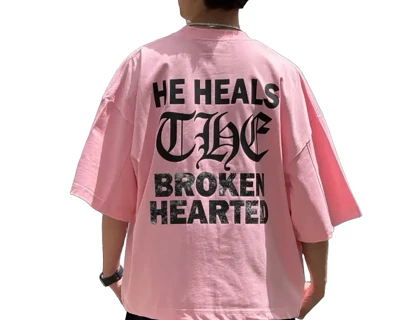 تیشرت BROKEN HEART صورتی 242