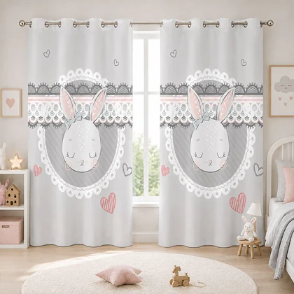 پرده کودک خرگوش W6301