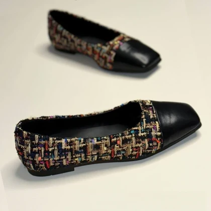 کفش کالج زنانه مدل Stradivarius Flat shoes - FLb42