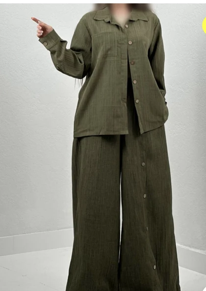 ست جلو دکمه Green wood