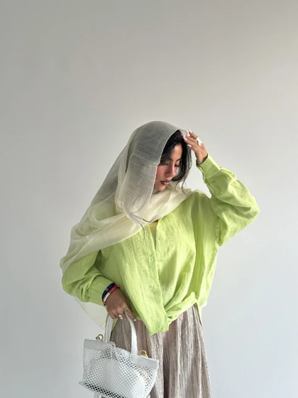 شومیز آروشا جلو گره