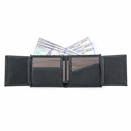 کیف پول چرم طبیعی مدل رایکا