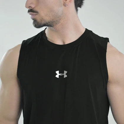 رکابی ورزشی مردانه آندر آرمور مدل Heat Gear-6916 مشکی