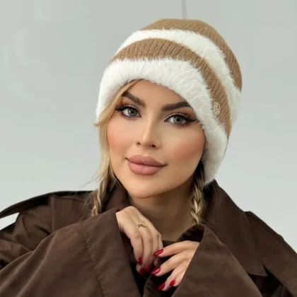 کلاه بافت ابر و بادی