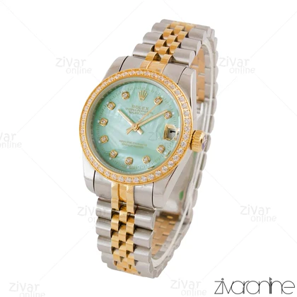 ساعت رولکس دیت جاست صفحه تیفانی 104848
