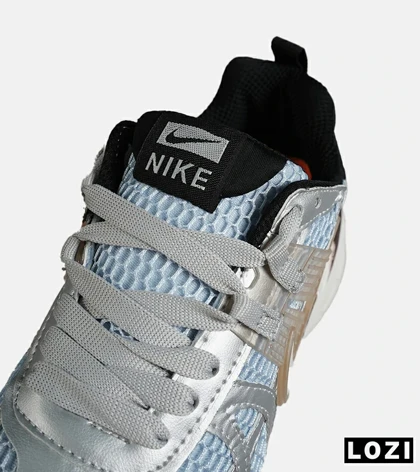 کفش کتانی مردانه و زنانه سفید آبی Nike cushlon مدل 7804