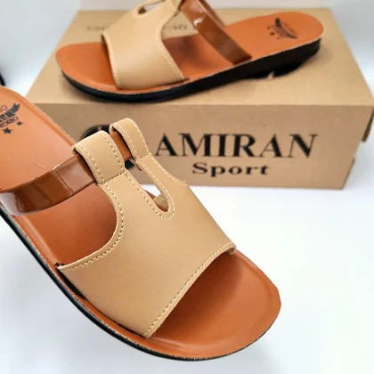 دمپایی طبی زنانه کرم قهوه ای عسلی کیفیت عالی 37 تا 41 مدل جدید تیموتی (قیمت تولید ارسال رایگان )