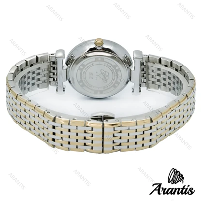 ساعت الکسا Premier 0105 زنانه دورنگ طلایی سیلور دورنگین w-10110