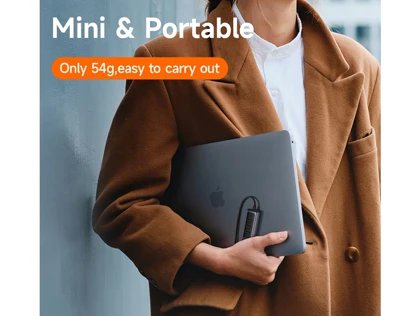 هاب تایپ‌سی با 5 پورت مک‌دودو MCDODO USB-C USB3.0x3+PD100WxRJ45 HU-111