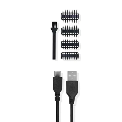 ماشین اصلاح موی صورت و بدن چندکاره ضد آب شارژی کیمی مدل KM‑1903