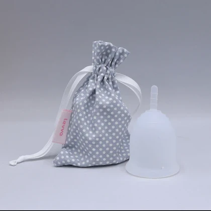 کاپ قاعدگی سایز کوچک رنگ سفید sensitive لیوا فارما