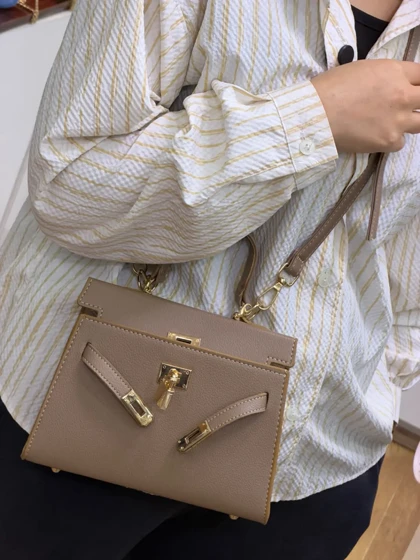 کیف دخترانه مینی هرمس زنجیردار kelly