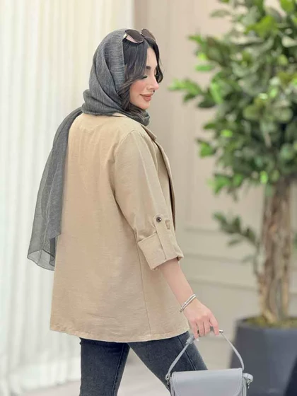 مانتو دو دکمه رامیا