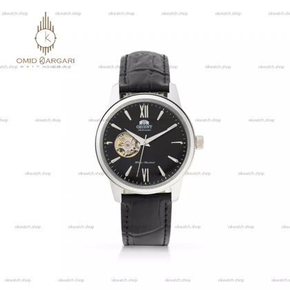 ساعت مچی اورینت اوپن هارت بند چرمی صفحه مشکی Orient
