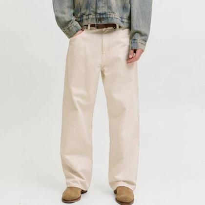 شلوار جین نیم بگ بدون جنسیت jack & jones کد 366