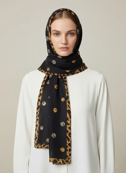 شال میس اسمارت پلنگی