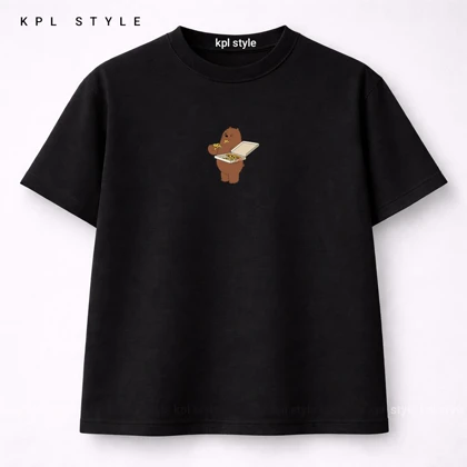 تیشرت فانتزی قواره باکسی 100٪ پنبه | کد 1388