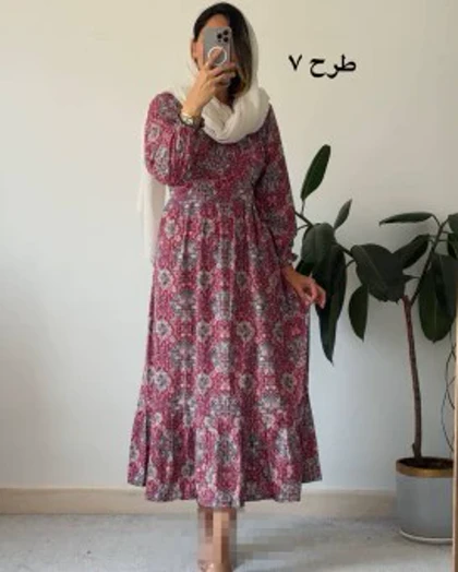 پیراهن مانتویی ماریا