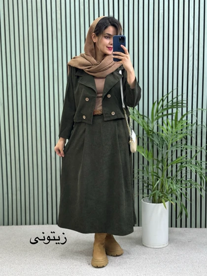 ست کت دامن ماهلین