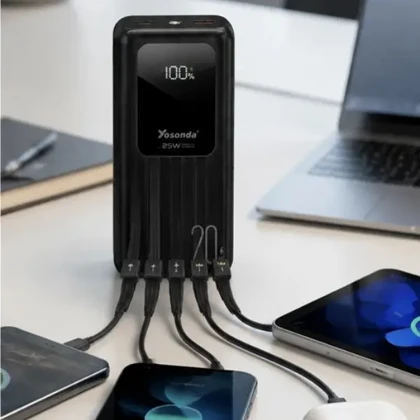 پاوربانک یوسوندا ظرفیت 20000 مدل Y-P100