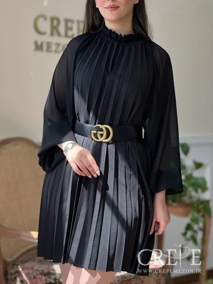 پیراهن اورسایز پلیسه ترک