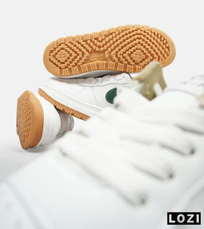 کفش مردانه و زنانه سفید سبز NIKE AIR FORCE مدل 2092