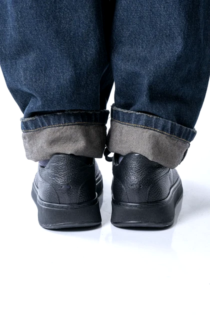 ونس چرم طبیعی بندی یک رنگ مردانه