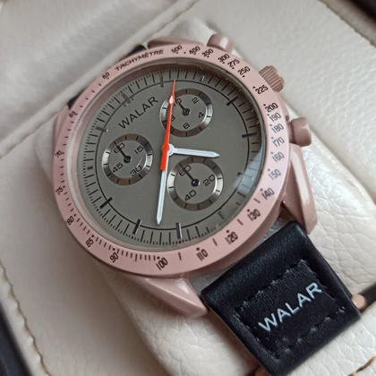 ساعت مچی اسپرت والار طرح امگا سواچ بند چسبی طرح ماموریت در مشتری