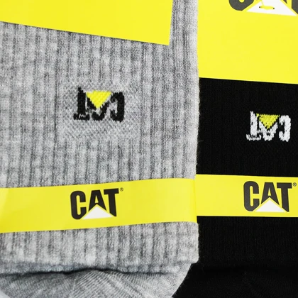 جوراب مردانه مشکی ساق‌دار CAT
