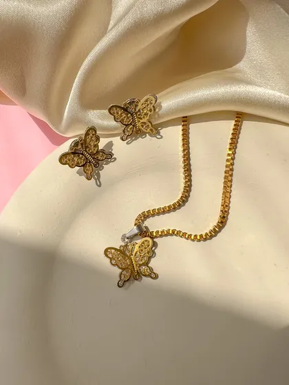 نیمست زنانه پروانه دو رنگ