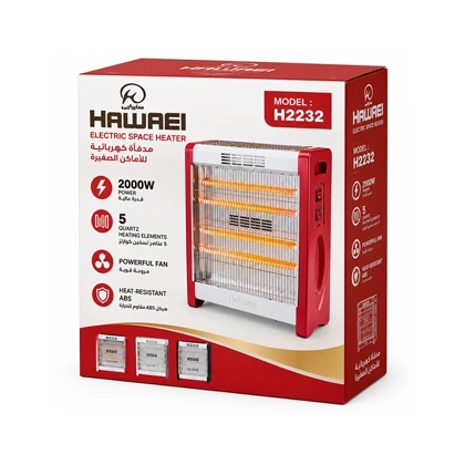 بخاری برقی فن‌دار هاوایی HAWAEI مدل H2232