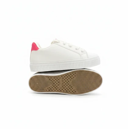 کفش کتانی ونس تدی سفید صورتی کد 294925