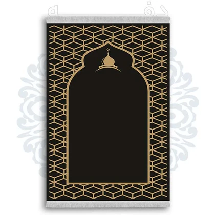 فرشینه از جنس پارچه هازان مخمل ترک طرح سجاده برند دفه کد DSJ 46